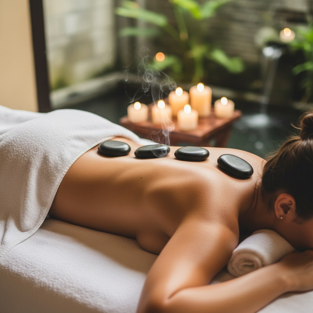 Hot Stone Massage - 60 min - Rp 450.000